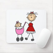 Tapis de souris Maman et Bébé (Avec souris)
