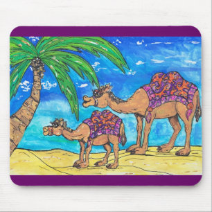 Tapis De Souris Maman et Bub Mousepad de chameau