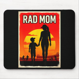 Tapis De Souris Maman géniale mère et fils maman de footballeur co