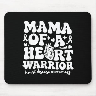 Tapis De Souris Maman Groovy D'un Guerrier Cardiaque Sensibilisati