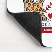 Tapis De Souris Maman Leopard Loud & Fier Baseball Mère (Coin)