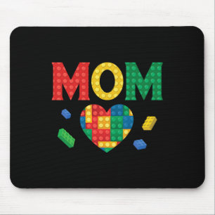 Tapis De Souris Maman Lover Master Builder Blocs de briques Blocs