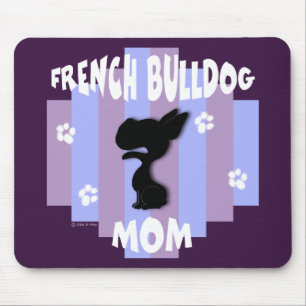 Tapis De Souris Maman Mousepad de bouledogue français