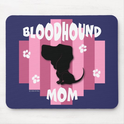 Tapis De Souris Maman Mousepad de limier (Devant)