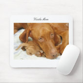 Tapis De Souris Maman Mousepad de Vizsla (Avec souris)