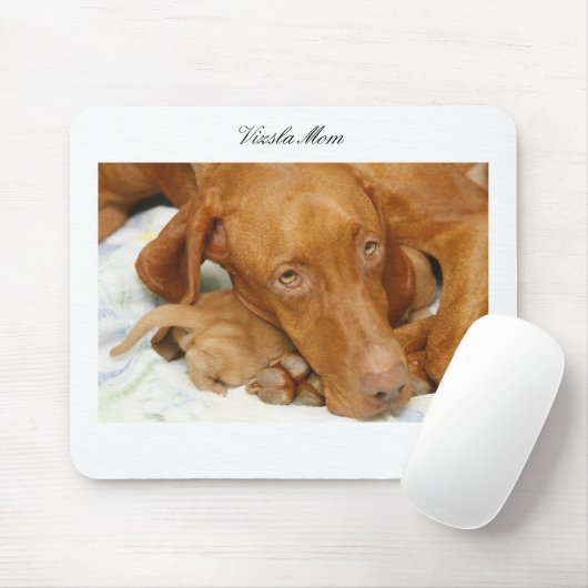 Tapis De Souris Maman Mousepad de Vizsla (Avec souris)