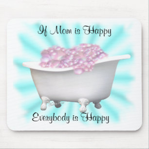 Tapis De Souris Maman-personnaliser heureuse