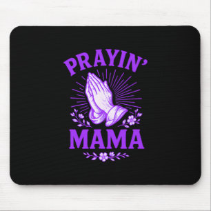 Tapis De Souris Maman qui prie Maman chrétienne Religieux Mains qu