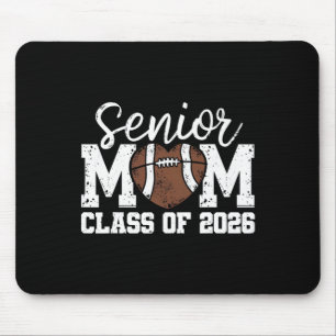 Tapis De Souris Maman senior de football Cl de 2026 Diplômée Maman