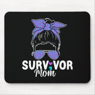 Tapis De Souris Maman survivante - Prévention de la semicolonne :