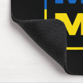 Tapis De Souris Maman ukrainienne Mère Drapeau de l'Ukraine Fière (Coin)
