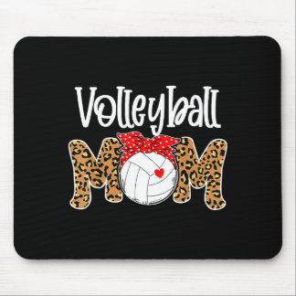 Tapis De Souris Maman volley-ball léopard chignon désordonné journ