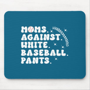 Tapis De Souris Mamans de baseball Artwork de jour de match de bas