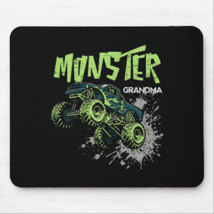 Tapis De Souris Mamie Monster Truck 4x4 Famille tenue assortie Mém