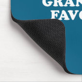 Tapis De Souris Mamies préférée Granhild Drôle Petit-fils Petite-f (Coin)