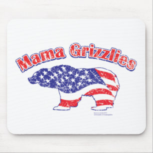 Tapis De Souris Mamma-Grizzly en détresse