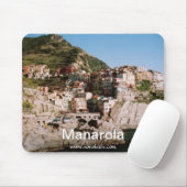Tapis De Souris Manarola Vue panoramique Mousepad (Avec souris)