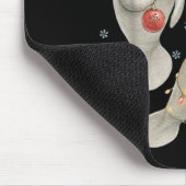 Tapis De Souris Manatee Christmas Manatee Santa Reindeer Lights Wo (Coin)