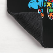 Tapis De Souris Manatee Puzzle Sensibilisation sur l'autisme Autis (Coin)