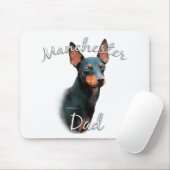Tapis De Souris Manchester Terrier Papa 2 (Avec souris)