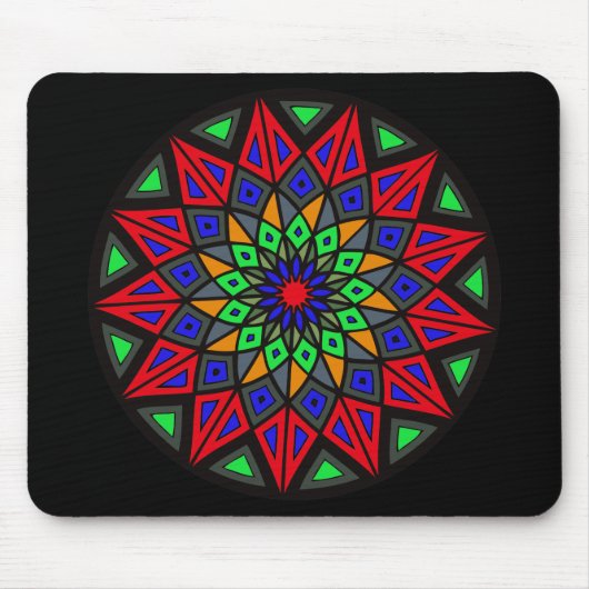 Tapis De Souris Mandala #4 (Devant)