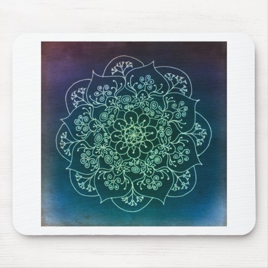 Tapis De Souris Mandala béni de pluie (Devant)