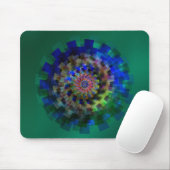 Tapis De Souris Mandala bleu (Avec souris)