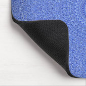 Tapis De Souris Mandala bleu (Coin)