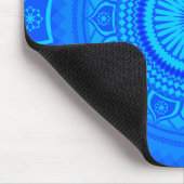 Tapis De Souris Mandala bleu indien (Coin)