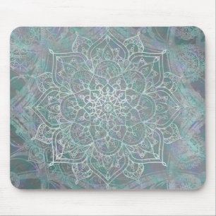 Tapis De Souris Mandala Bohème Chic à Reflets Iridescents