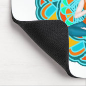 Tapis De Souris mandala citrus (Coin)