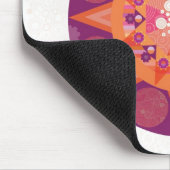 Tapis De Souris Mandala cosmique (Coin)