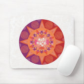 Tapis De Souris Mandala cosmique (Avec souris)