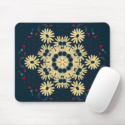 Tapis De Souris Mandala Daisy Dreams (Avec souris)