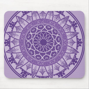 Tapis De Souris Mandala dans le pourpre