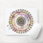 Tapis De Souris Mandala d'aquarelle (Avec souris)
