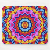 Tapis De Souris Mandala de conception de fiesta (Devant)