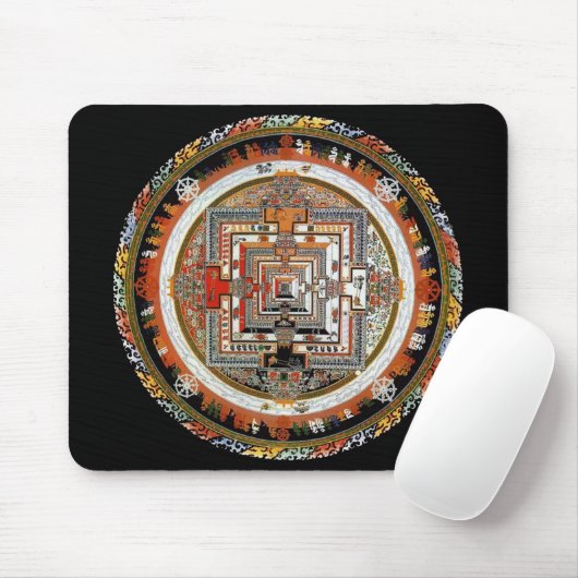 Tapis De Souris Mandala de Kalachakra (Avec souris)