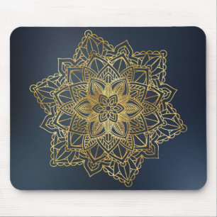 Tapis De Souris Mandala d'or
