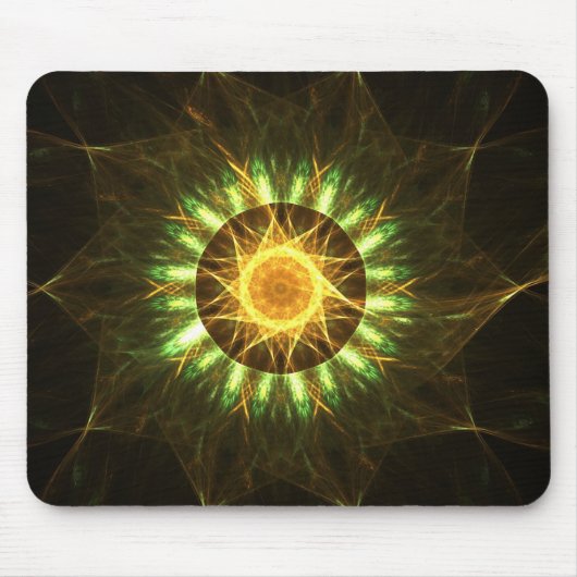 Tapis De Souris Mandala d'or (Devant)