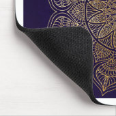 Tapis De Souris Mandala d'or (Coin)