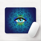 Tapis De Souris Mandala Eye Mouse Pad (Avec souris)