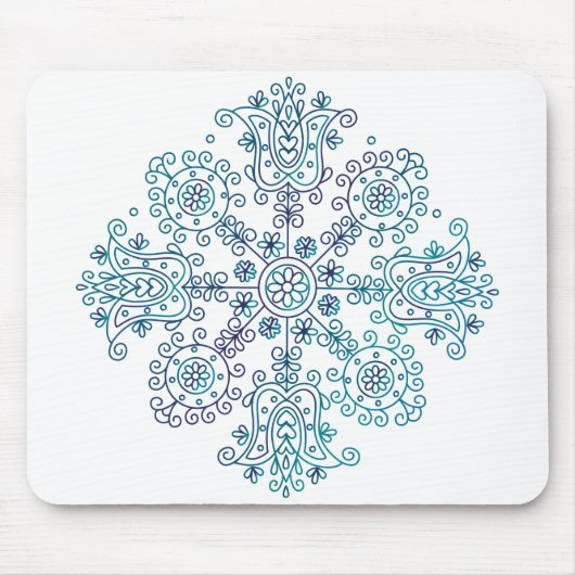 Tapis De Souris Mandala folklorique (Devant)