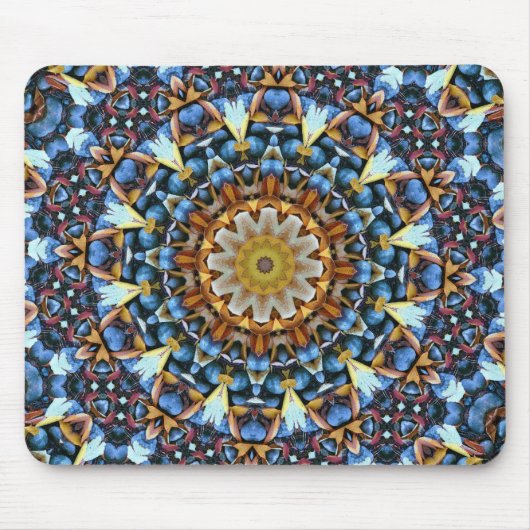 Tapis De Souris Mandala géométrique (Devant)