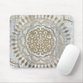 Tapis De Souris Mandala Gold Design (Avec souris)
