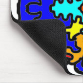 Tapis De Souris Mandala Gras Abstrait (Coin)