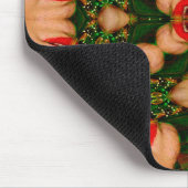 Tapis De Souris Mandala Lèvres Rouges (Coin)