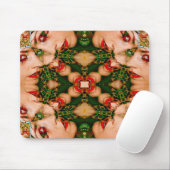 Tapis De Souris Mandala Lèvres Rouges (Avec souris)