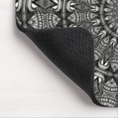 Tapis De Souris Mandala monochrome (Coin)