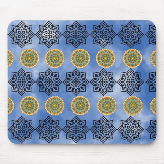 Tapis De Souris Mandala Mouse Pad (Devant)